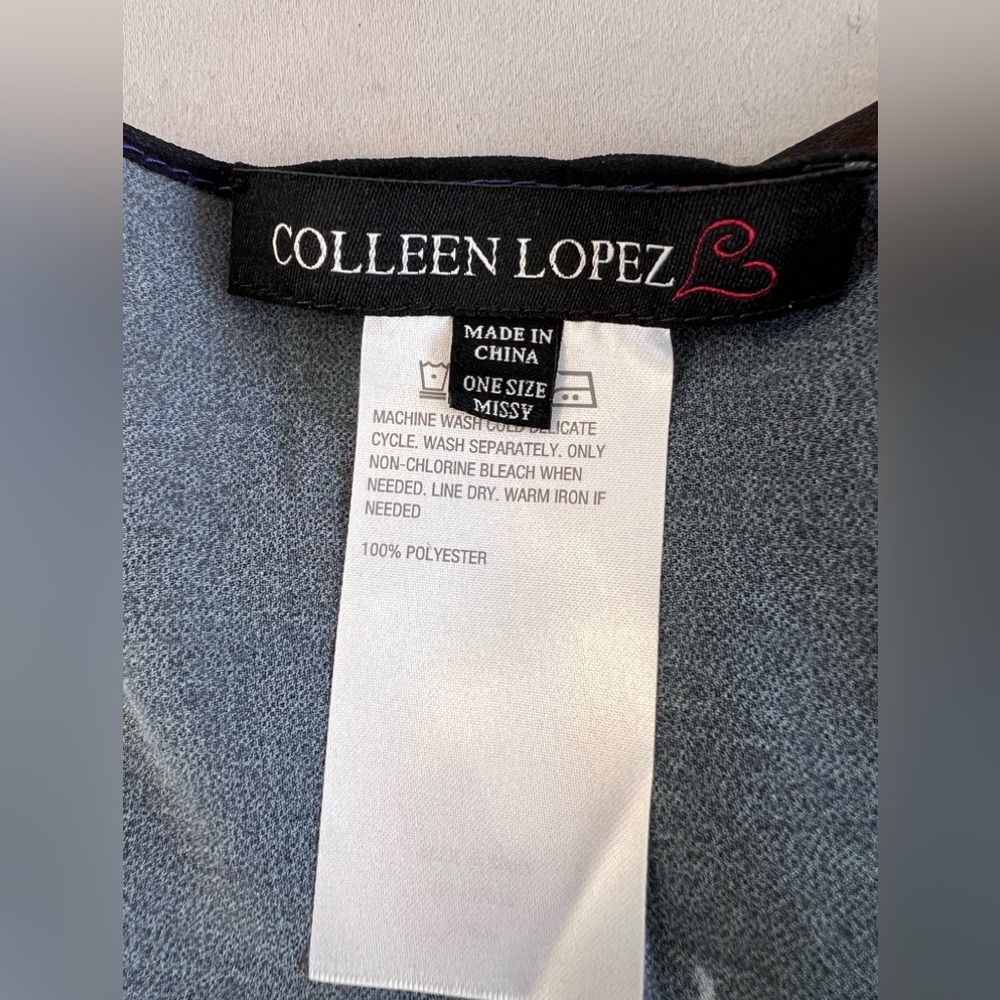 Colleen Lopez Cover Up Wrap One Sz Beach ocean view palms sunset - Picture 7 of 10